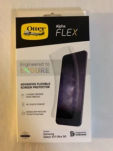 OtterBox Alpha Flex Flexible Screen Protector for Galaxy S21 Ultra 5G - Photo 1 sur 9