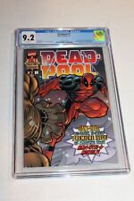 CGC 9.2 WP Deadpool #1 1997 1st App T-Ray & Blind Al McGuinness Cover Art Key Bk
