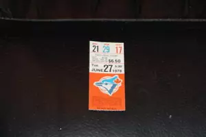 27. JUNI 1978 ORIOLES AT BLUE JAYS TICKET STUB BLUE JAYS SCORE 24 RUNS - Bild 1 von 2