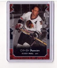 BOBBY HULL 2007-08 O-PEE-CHEE OPC PREMIER #69 SILVER SPECTRUM SP 9/25 JERSEY #!