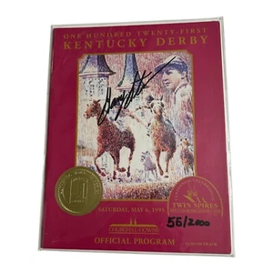 Gary Stevens SIGNED 1995 Official Kentucky Derby Numbered Jockey Guild Edition - Picture 1 of 4