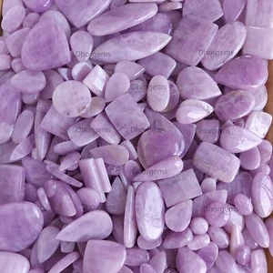 Lote de 150 gramos al por mayor de piedras preciosas de cabujón sueltas de kuncita rosa mezcla forma y tamaño - Imagen 1 de 18