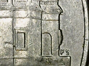 "P Jefferson 2006 troquelado de níquel chip superior ""FG" - Imagen 1 de 4