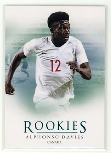 2021-22 Futera Unique World Football Rookies Turquoise /85 Alphonso Davies #093 - Picture 1 of 2