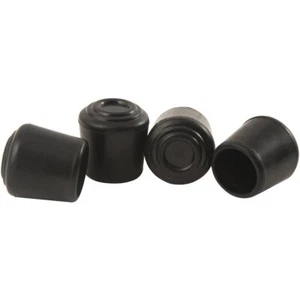 4 Pcs Rubber Chair Leg Tips Anti-Skid Protectors Stool Furniture Feet Black - Picture 1 of 6