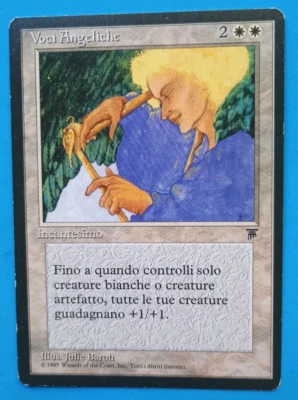 Magic the Gathering MTG FBB ANGELIC VOICES  ITALIAN R LP/EX 1995 NICE! - Image 1 of 4