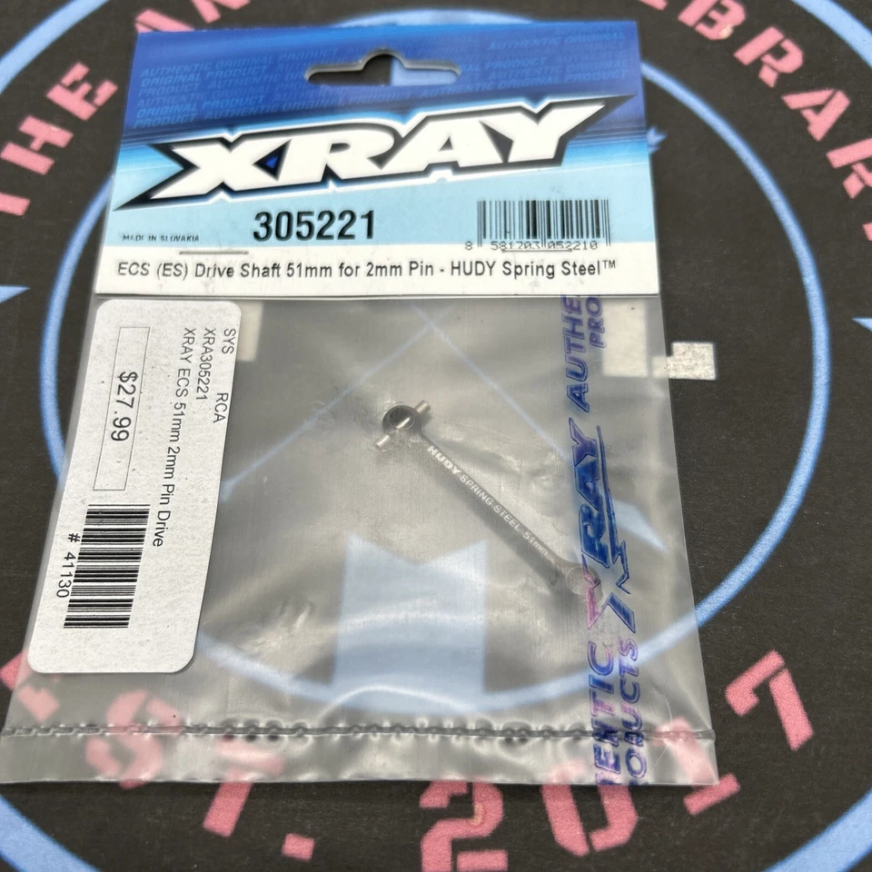 XRay. 305221 ECS (ES) Drive Shaft. 51mm For 2mm Pin. HUDY Spring Steel - Image 1 of 1