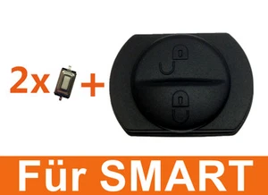Carcasa De Llave Inteligente Para Auto De 2 Botones 454 Forfour + 2x Botón - Imagen 1 de 2
