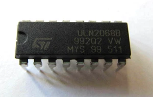 STM ULN2068B Transistor Bipolar 4NPN Darlington 50V 1.75A 16DIP - Picture 1 of 1