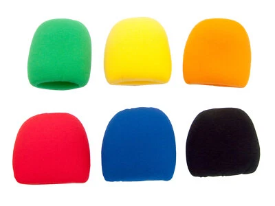 6er Set deetech WS-6c Mikrofon Windschutz Mikrofon Windschutz Popschutz, farbig - Bild 1 von 4