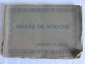 09H26 Antiguo Folleto Hojas Fotos 1910 Brujas la Hermosa Brugge Die Geta Belgie - Bild 1 von 12