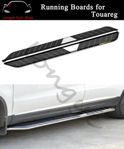 2 STCK. Trittbretter Seitenschritt Nervenstangen für VW Touareg 2011-2018 - Picture 1 of 5