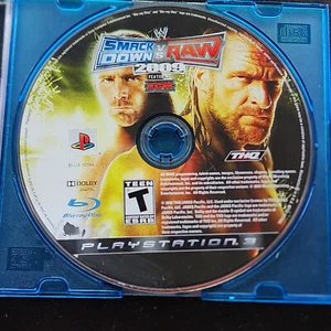 WWE Smackdown vs. Raw 2009 PS3 Loose Disc, Tested, Full Functionality - Picture 1 of 11