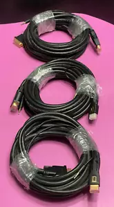 25 Fuß DVI-D Single Link Stecker auf HDMI-Stecker mit 3,5 mm M/M Stereo Audiokabel - Bild 1 von 3