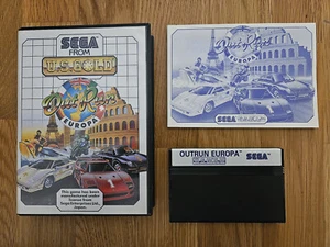 SEGA MASTER SYSTEM OUTRUN EUROPA PAL UK USED EXCELLENT CONDITION SMS - Picture 1 of 13