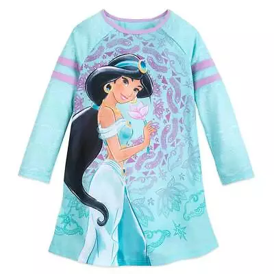 NUEVO CON ETIQUETAS Disney Store Camisón Jazmín Niña Pijama Aladdin 3,4,5/6,7/8 Foto 1 de 2