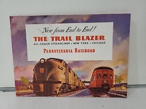 1948 Pennsylvania Railroad The Trail Blazer Chicago Railroad Fair Promo Booklet