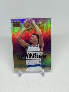 Skybox Metal Universe Champions 2021 Jaden Springer RC #S-41 inserto dorado premium - Imagen 1 de 2