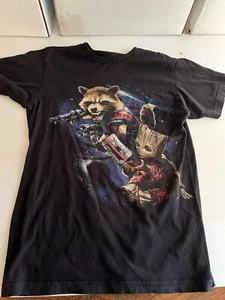 Guardians of the Galaxy Vol 2 Marvel T Shirt Size S/CH Rocket and Groot - Picture 1 of 4