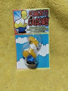 HOMERO SIMPSON CAGON, SELTENER HARTPLASTIK HERGESTELLT IN MEXIKO 2,5 ZOLL - Bild 1 von 6
