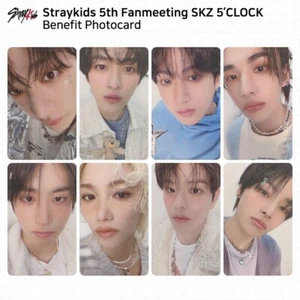 STRAY KIDS 5th Fanmeeting SKZ 5'CLOCK Official MD Benefit Photocard KPOP K-POP - Picture 1 of 17