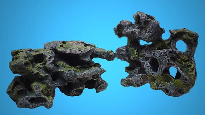 Aquarium Deko 🍀 LOCHGESTEIN SET 🍀 Lava Felsen Terrarium Höhle Zubehör - Bild 1 von 4