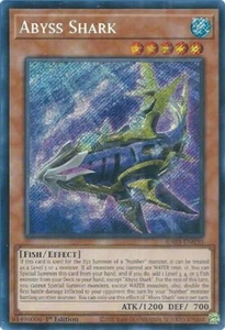 Yugioh! Abyss Shark - RA03-EN030 - Secret Rare - 1st Edition Near Mint, English - Picture 1 of 1