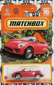2023 Matchbox - 2019 Volkswagen Beetle Convertible - 98/100 (HKX00) - Picture 1 of 1