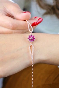 Handmade Bracelet Jewelry Made of 925 Sterling Silver, Authentic Silver Bracelet - Picture 1 of 3