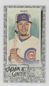2020 Topps Allen & Ginter's Mini Black Javier Baez #77