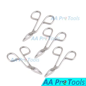 4 Pc Scissor Style Eyebrow Tweezer Set Hair Removal Eye Brow Pluck Makeup Tools - Picture 1 of 2