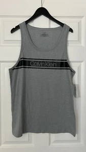 CALVIN KLEIN MEN'S GREY SLEEPWEAR SLEEVELESS TANK TOP SIZE XL New-NWT - Picture 1 of 10