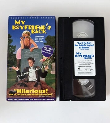 MY BOYFRIEND'S BACK : Screener Cassette VHS ** 1994 Comedy PROMO / DEMO - Image 1 of 4
