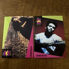 1991 PRO SET MUSICARDS LOT OF 2 George Michael Card NM+ Free Shipping!