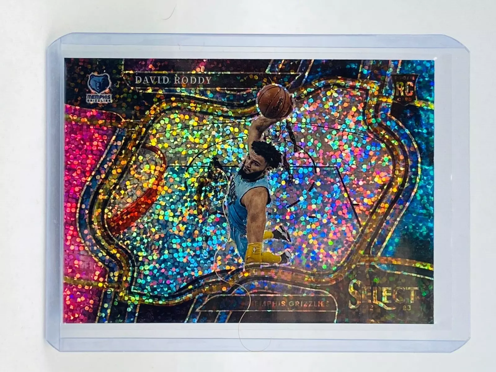 2022-23 Panini Select David Roddy RC Courtside Cosmic SP #273