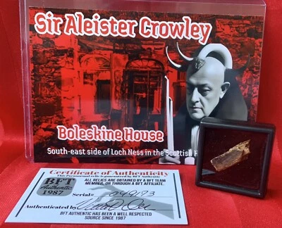 Aleister Crowley Boleskine House Wood Relic Scotland Paranormal