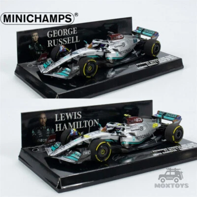 MINICHAMPS 1:43 MB PETRONAS F1 W13 TEAM #44 / #63 Resin Model Car - Image 1 of 4
