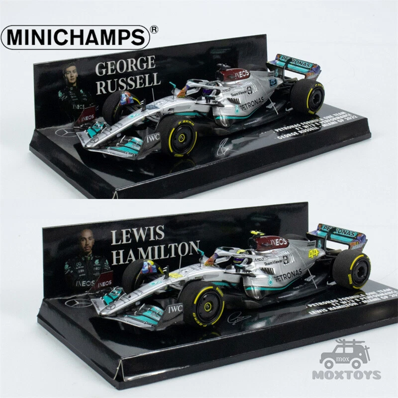 MINICHAMPS 1:43 MB PETRONAS F1 W13 TEAM #44 / #63 Resin Model Car - Image 1 of 4