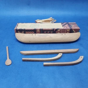 Vintage Shannon Walker Hawaiian Outrigger Kanu Holzspielzeug Modellbausatz - Bild 1 von 7