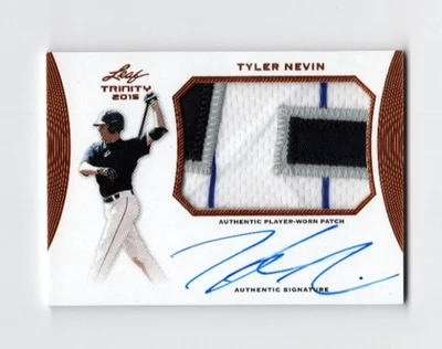 2015 Leaf Trinity Patch Auto Tyler Nevin #PA-TN1 - Image 1 of 2