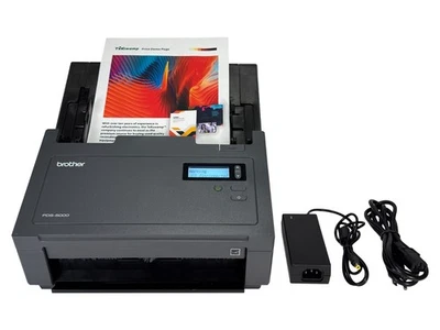 Brother PDS-5000 Desktop High Speed Office Document Scanner w/AC Adapter TESTED - Image 1 of 4