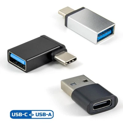 USB C Adapter C Buchse zu A Stecker iPhone 16/15/14 Serie, iPad, Galaxy S24/S23 - Bild 1 von 4