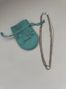 Tiffany Silver Floating Heart Necklace - Picture 1 of 5