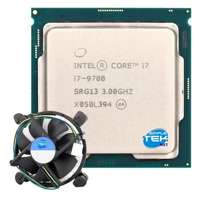 INTEL CORE I7 9700 PROCESSORE SRG13 LGA 1151 V2 8C/8T 3,00GHz MAX 4,70GHz CPU - Immagine 1 di 4