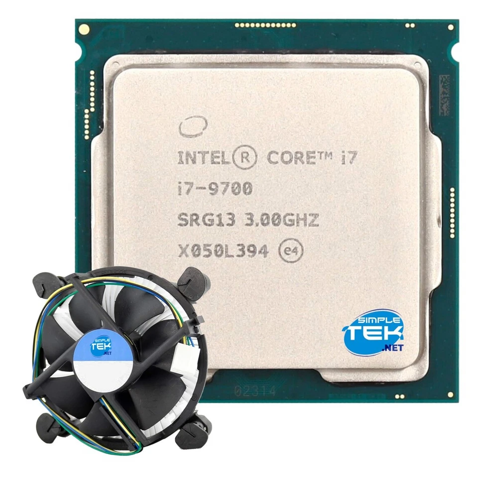 INTEL CORE I7 9700 PROCESSORE SRG13 LGA 1151 V2 8C/8T 3,00GHz MAX 4,70GHz CPU - Immagine 1 di 4