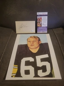 Lloyd Voss Green Bay Packers signed handsigniert Karteikarte JSA COA Autogramm - Bild 1 von 13