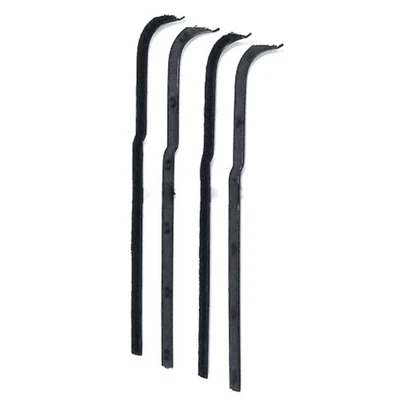 Kit de fieltro barrido de ventanas negro para mano izquierda y derecha 4 piezas. para Ford Serie F 1961-66 Foto 1 de 3