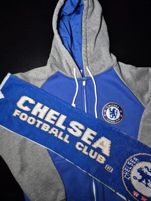 Mens Small Chelsea FC Full Zip Hooded Jacket With Seattle Sounders FC Chelsea FC - Image 1 of 4