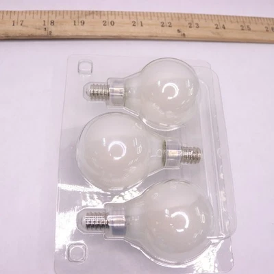 (3-Pk) EcoSmart LED Light Bulb Bright White 60W Equivalent G16.5F6E12930Z - Image 1 of 4