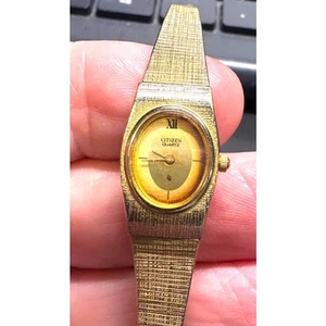 VTG Women's Gold Tone Citizen Watch, 32-1363 - Picture 1 of 5